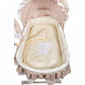 Набор в люльку 6 предметов из серии Elefant, цвет – бежевый (Kids Fashion, УТ-0002191)